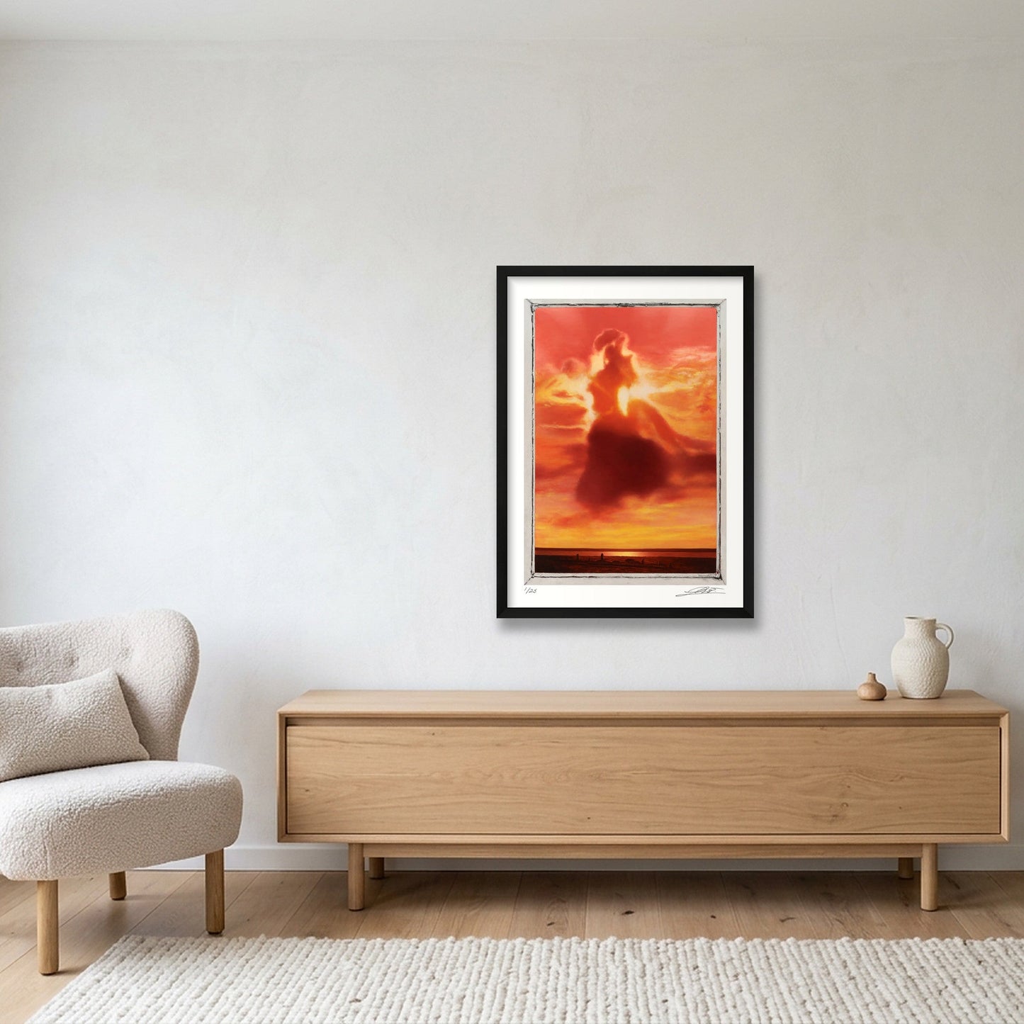 Asrafil — 17×23" Black Frame