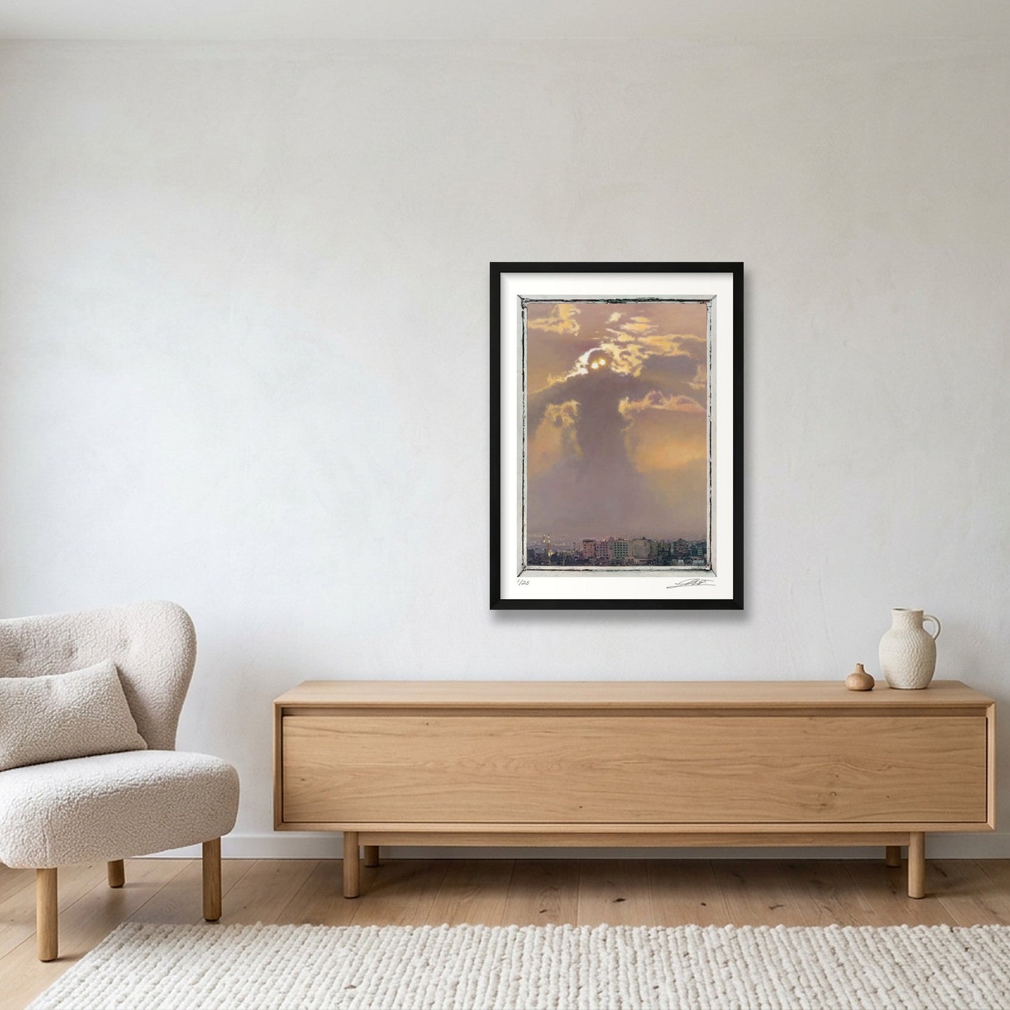 Barael — 17×23" Black Frame